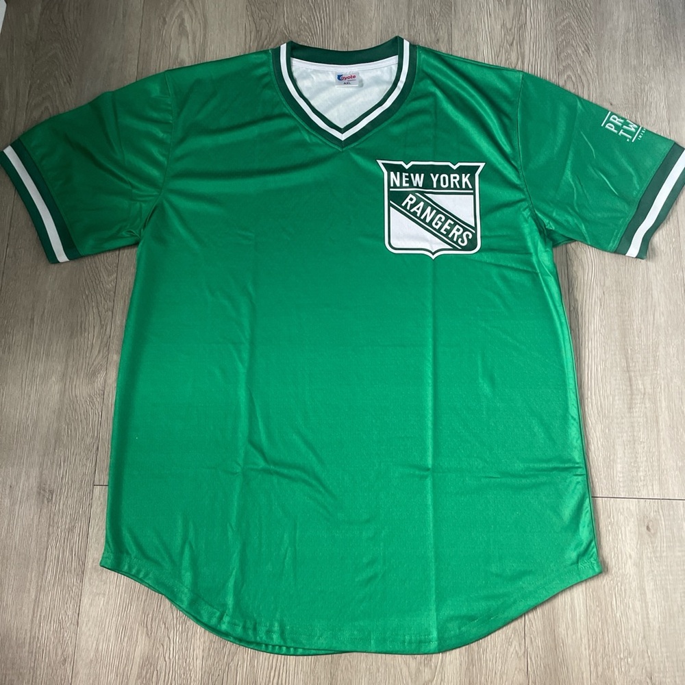 New York Rangers Green Shirt